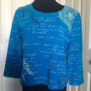 Cute shirt by Ruby Rd in large
